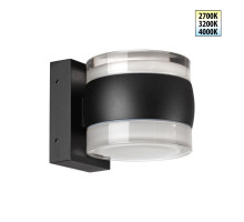 Уличный настенный светильник с переключателем цв. температуры Novotech Street Estima 359720