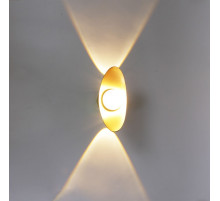 Уличный настенный светильник Reluce 86868-9.2-001JH LED7W BK+GD