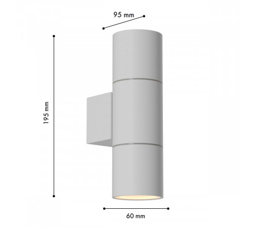 Уличный настенный светильник Favourite Bonum 4794-2W