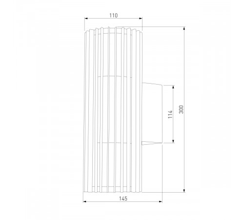 Уличный настенный светильник Elektrostandard Entero 35189/W черный 4690389219344 a072082