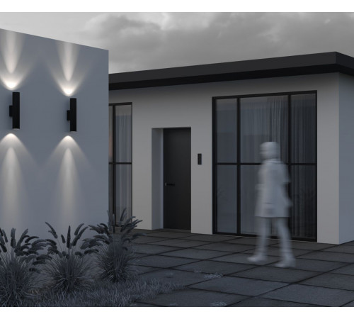 Уличный настенный светильник Maytoni Shim O514WL-L30B3K1