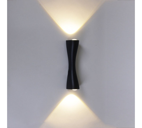 Уличный настенный Reluce 86876-9.2-001JH LED2*3W BK RLOS