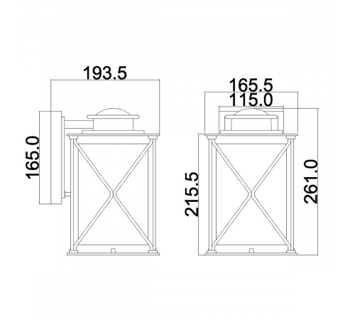 Уличный настенный светильник Kichler KL-ARGYLE2-S