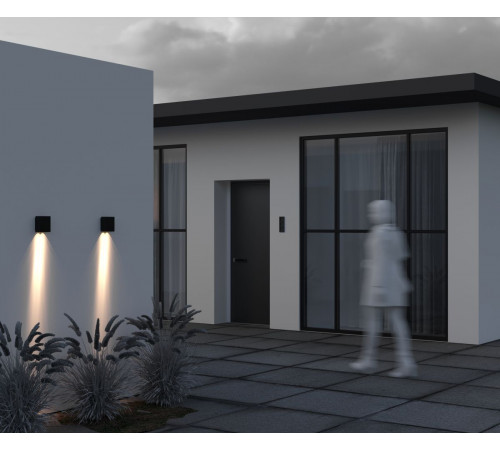 Уличный настенный светильник Maytoni Shell O505WL-L6B3K