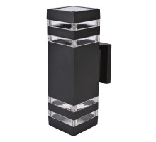 Уличный настенный светильник Uniel UUL-S24A 2x60W/E27 IP65 BLACK UL-00012923