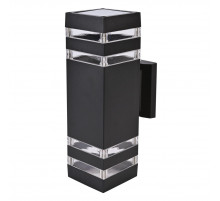 Уличный настенный светильник Uniel UUL-S24A 2x60W/E27 IP65 BLACK UL-00012923