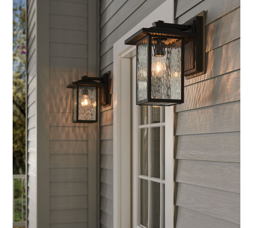 Уличный настенный светильник Kichler KL-CAPPANNA-M-BKT