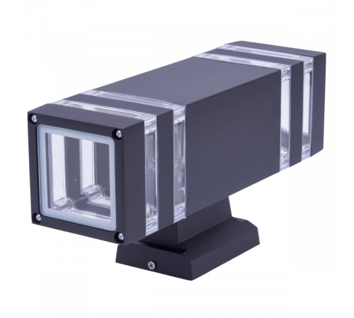 Уличный настенный светильник Uniel UUL-S24A 2x60W/E27 IP65 BLACK UL-00012923