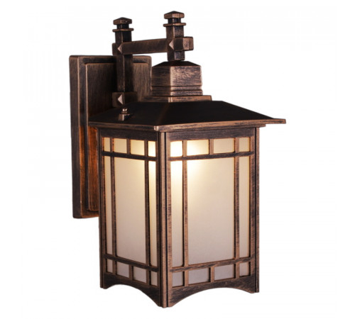 Уличный настенный светильник Reluce 08245-0.2-001U BKG