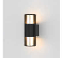 Уличный настенный светильник Elektrostandard Entero 35189/W черный 4690389219344 a072082