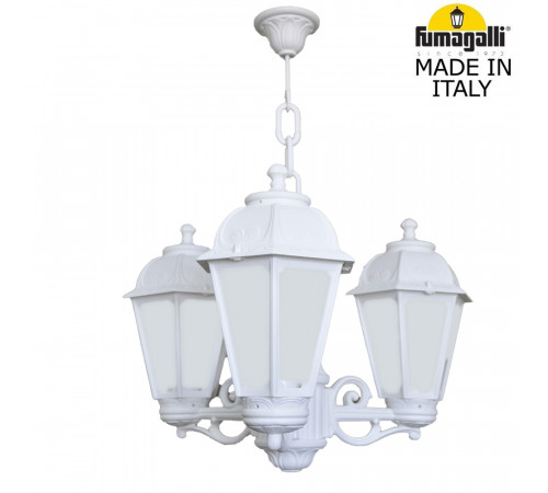 Уличный подвесной светильник Fumagalli SICHEM/SABA 3L K22.120.S30.WYE27