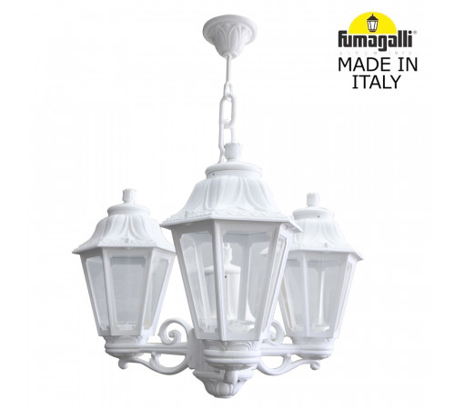 Уличный подвесной светильник Fumagalli SICHEM/ANNA 3L E22.120.S30.WXE27