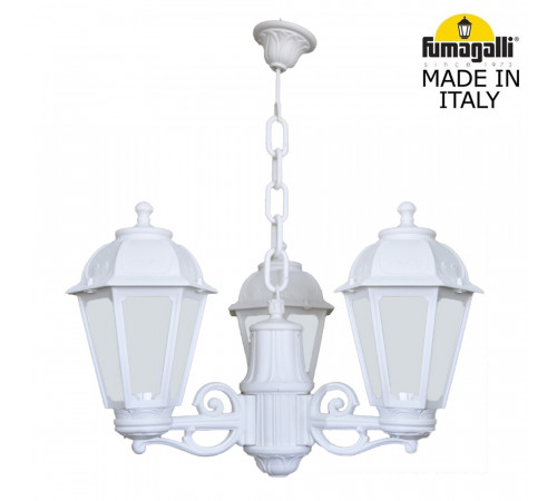 Уличный подвесной светильник Fumagalli SICHEM/SABA 3L K22.120.S30.WYE27