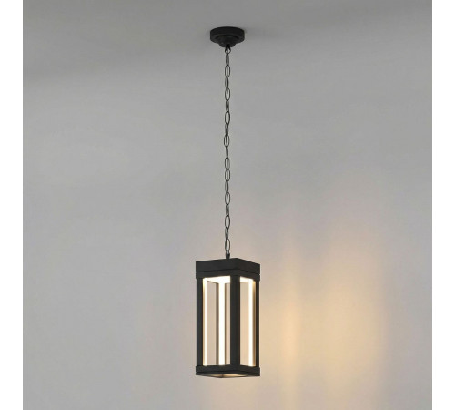 Уличный подвесной светильник Elektrostandard Frame 1528 TECHNO LED черный 4690389219115 a072091