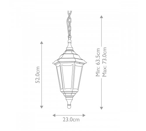 Уличный подвесной светильник Elstead Lighting Kinsale KINSALE-CHAIN Уличный подвесной светильник Elstead Lighting Kinsale KINSALE-CHAIN