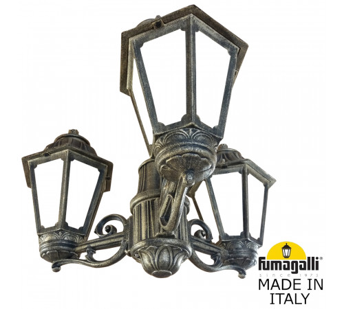 Уличный подвесной светильник Fumagalli SICHEM/ANNA 3L E22.120.S30.BYE27