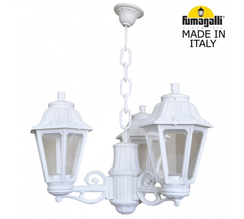 Уличный подвесной светильник Fumagalli SICHEM/ANNA 3L E22.120.S30.WXE27