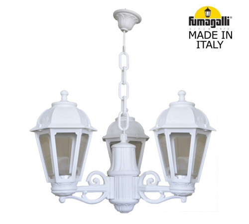 Уличный подвесной светильник Fumagalli SICHEM/SABA 3L K22.120.S30.WXE27