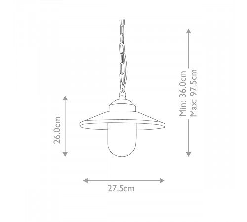 Уличный подвесной светильник Elstead Lighting Klampenborg KLAMPENBORG8 Уличный подвесной светильник Elstead Lighting Klampenborg KLAMPENBORG8