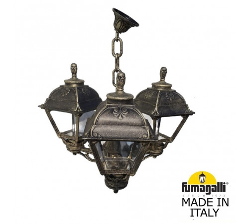 Уличный подвесной светильник Fumagalli SICHEM/CEFA 3L U23.120.S30.BXE27