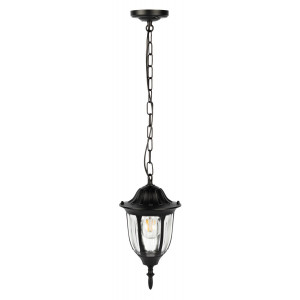 Уличный подвесной светильник ЭРА Галатея GBS-105-BL-0800 230В Е27 IP54 чёрный Б0071486