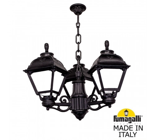 Уличный подвесной светильник Fumagalli SICHEM/CEFA 3L U23.120.S30.AYE27