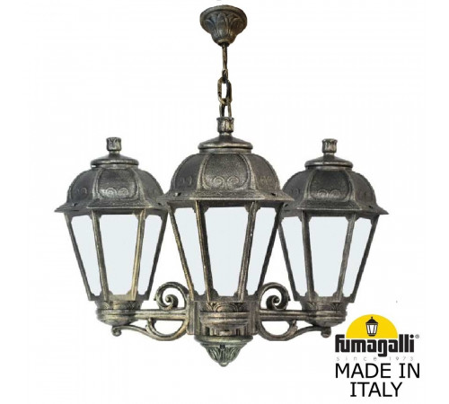Уличный подвесной светильник Fumagalli SICHEM/SABA 3L K22.120.S30.BYE27