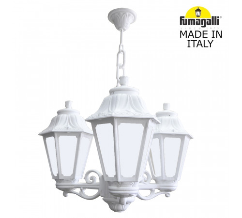 Уличный подвесной светильник Fumagalli SICHEM/ANNA 3L E22.120.S30.WYE27