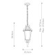 Уличный подвесной светильник Elstead Lighting Baltimore BT8-M