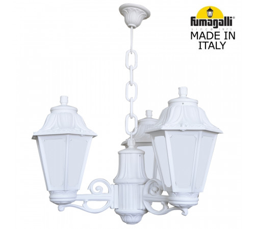 Уличный подвесной светильник Fumagalli SICHEM/ANNA 3L E22.120.S30.WYE27