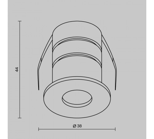 Уличный встраиваемый светильник Maytoni Cove O511DL-L2W4K