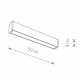 Уличный потолочный светильник Nowodvorski Outline Led S Black 11360
