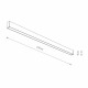 Уличный потолочный светильник Nowodvorski Outline Led L Black 11362