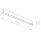 Уличный потолочный светильник Nowodvorski Outline Led M Black 11361
