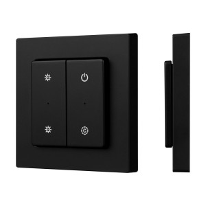 Кнопочная панель Arlight SMART-RF-801-22-MULTI черная, квадрат. (3V, пластик, 2.4G) (IARL, IP20 Пластик) 063313