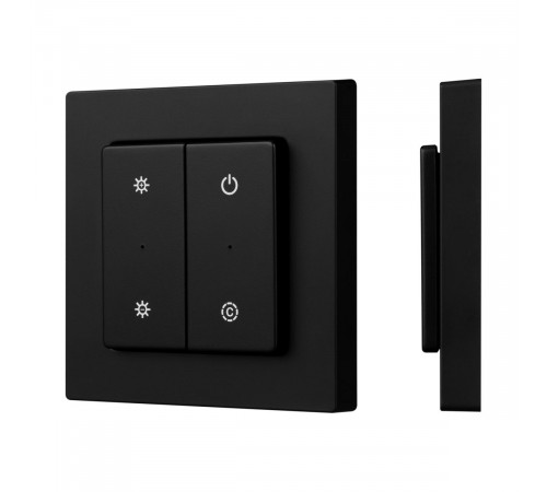 Кнопочная панель Arlight SMART-RF-801-22-MULTI черная, квадрат. (3V, пластик, 2.4G) (IARL, IP20 Пластик) 063313
