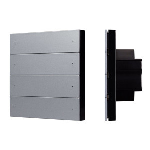 Кнопочная панель Arlight SMART DALI-301-22-8K-D2-IN Grey (BUS, Frameless) (IARL, IP20 Пластик) 059053