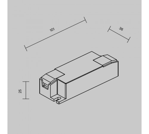 Источник тока Maytoni Zigbee 771003 Источник тока Maytoni Zigbee 771003
