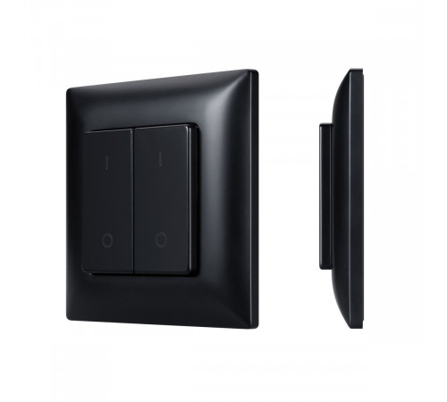 Накладная кнопочная панель 2.4 ГГц Arlight SMART-RF-801-22-2G-DIM-SUF Black (3V, 2.4G) (IARL, IP20 Пластик) 050446 Накладная кнопочная панель 2.4 ГГц Arlight SMART-RF-801-22-2G-DIM-SUF Black (3V, 2.4G) (IARL, IP20 Пластик) 050446