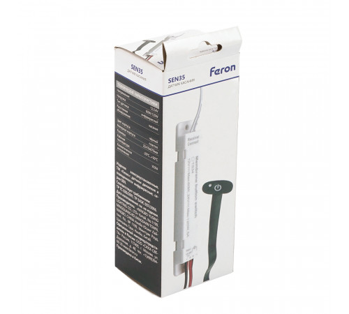 Датчик движения Feron SEN35 на касание, встраиваемый, IP20, 12/24V, 60/120W 52167