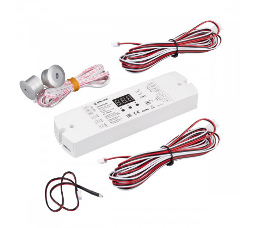 Контроллер лестничный Arlight SMART-SPI-302-82-2G-SH-PS-SUF (12-24V, TUYA Wi-Fi, 2.4G) (IARL, IP20 Пластик) 046485