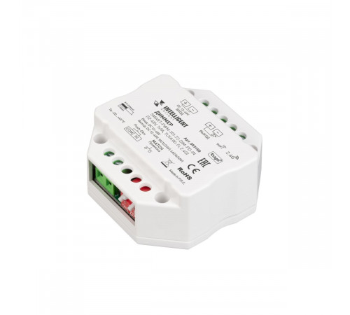 Диммер Arlight SMART-PWM-101-72-DIM-PD-IN (12-48V, 1x9A, TUYA Wi-Fi, 2.4G) (IARL, IP20 Пластик) 059158