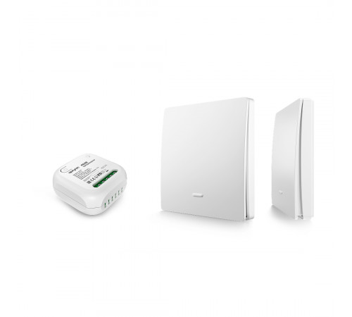 Реле с кинетическими выключателями, IP44, Wi-Fi 2,4 ГГц, Smart, 2выкл., 1 реле. бел. Apeyron 04-74