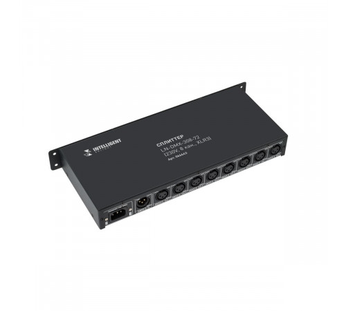 Сплиттер Arlight LN-DMX-308-72 (230V, 8 кан., XLR3) (IARL, IP20 Металл, 2 года) 066643
