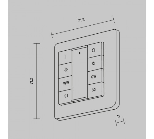 Панель управления Maytoni Lighting control 721053