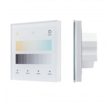 Сенсорная панель Arlight SMART-DALI-301-11-1G-4SC-MIX-IN White (BUS/24V, Touch, 2.4G) 046551