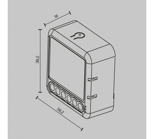 Wi-Fi выключатель двухканальный Maytoni Lighting control MS008