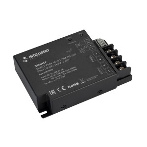 Диммер Arlight SMART-PWM-101-73-DIM-PD-SUF Black (12-48V, 1x20A, 2.4G) (IARL, IP20 Металл) 028175(1)