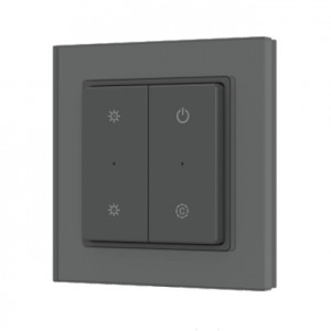 Кнопочная панель Arlight SMART-RF-801-22-MULTI черная, квадрат. (3V, стекло, 2.4G) (IARL, IP20 Пластик) 066726