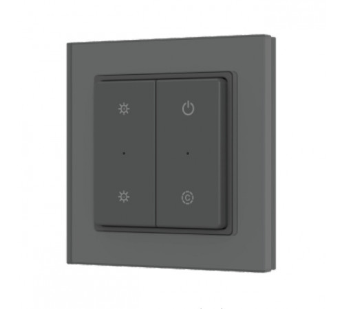 Кнопочная панель Arlight SMART-RF-801-22-MULTI черная, квадрат. (3V, стекло, 2.4G) (IARL, IP20 Пластик) 066726